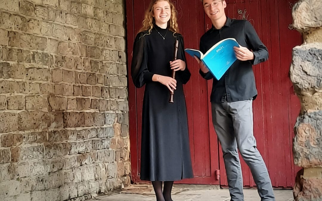 Blokfluit en orgel in Brusselzaal